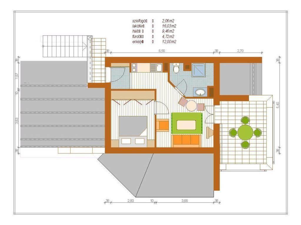 Alsohegyi Apartmanok Zalakaros Luaran gambar